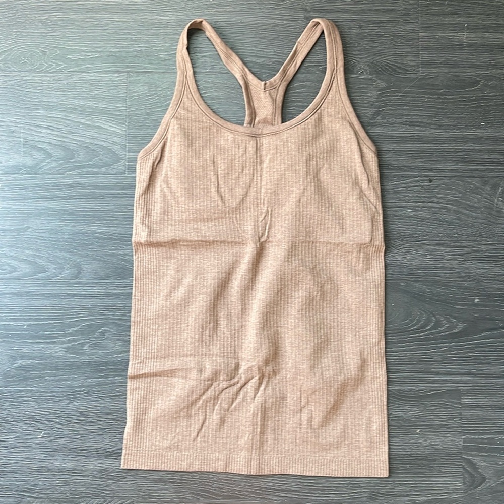 Lululemon brown Ebb to Street tank